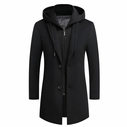 Zen - Trench-coat en laine pour homme