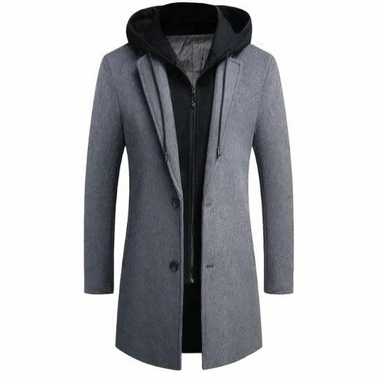 Zen - Trench-coat en laine pour homme