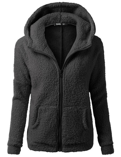 Chloe - Soft Fleece Cardigan - Chaud et polyvalent