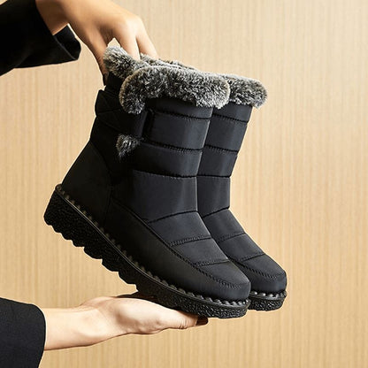 Bottes d'hiver chaudes avec doublure en fourrure | Stacy - Confortables et tendance - Parfaites pour les conditions météorologiques hivernales