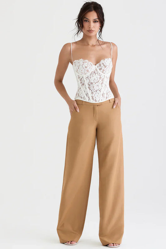 Madeleine - Pantalon caramel