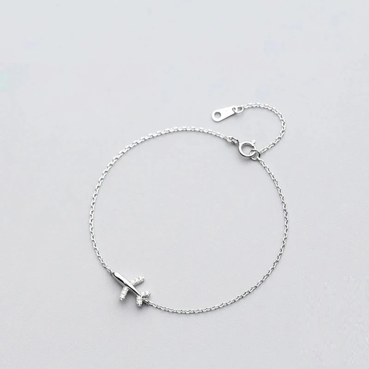 Bracelet d'avion en argent