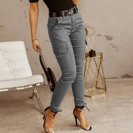 Pantalon cargo - Tendance - Coupe étroite - Matière durable - Parfait pour les occasions décontractées et chics