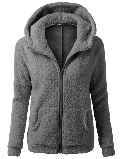 Chloe - Soft Fleece Cardigan - Chaud et polyvalent