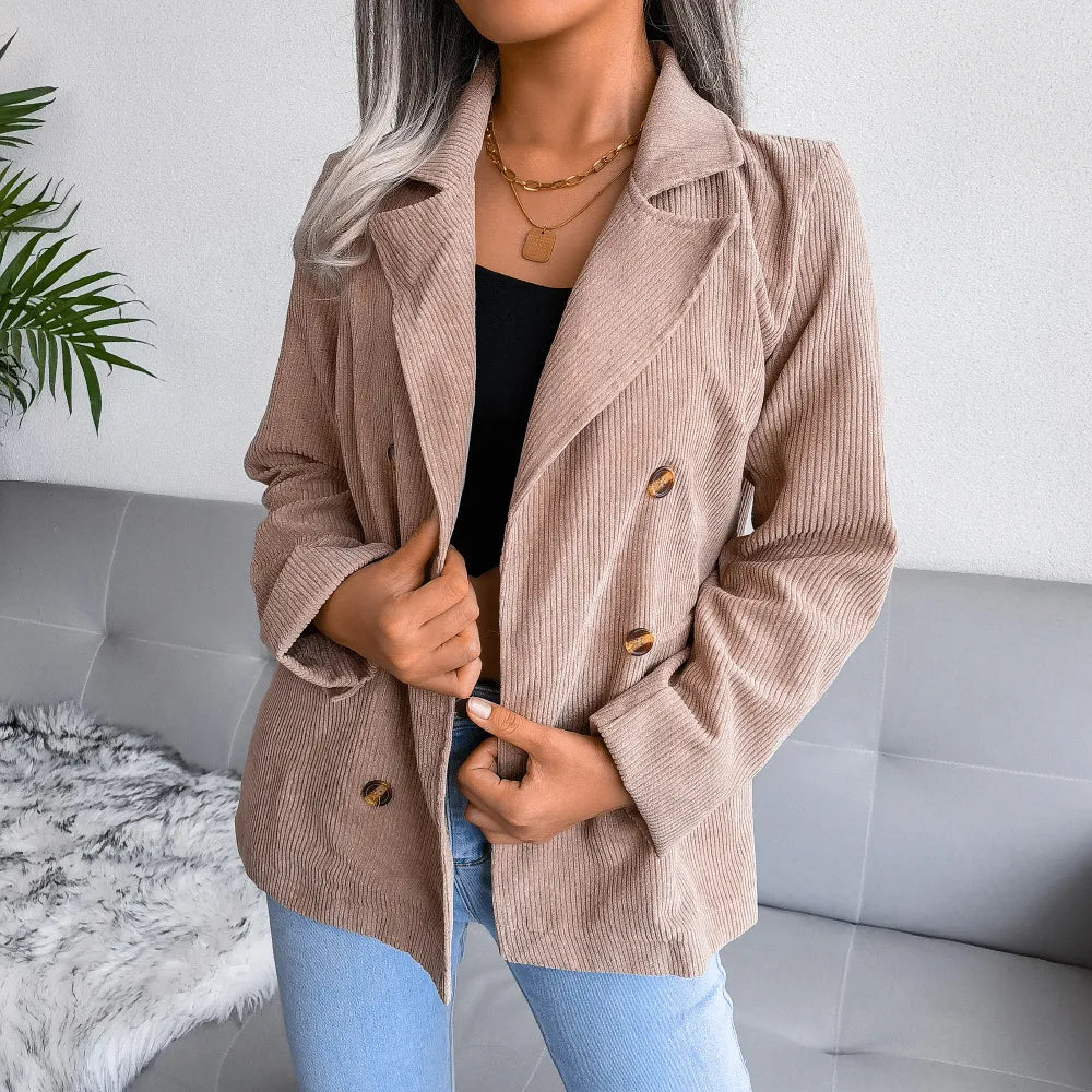 Blazer côtelé pour femmes