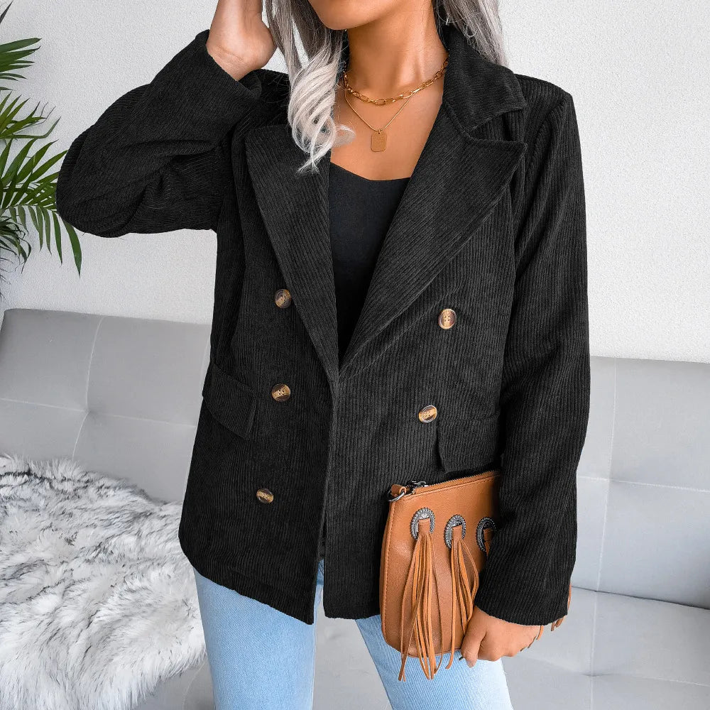 Blazer côtelé pour femmes