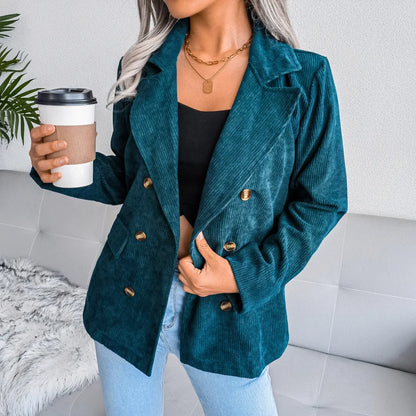 Blazer côtelé pour femmes