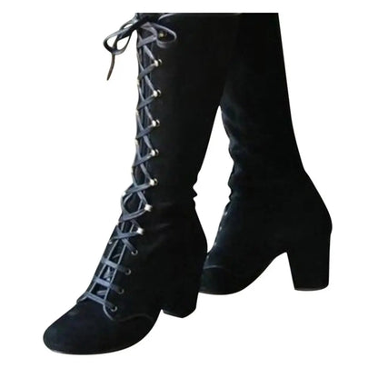 Bottes pointues à hauteur de genou - Noir - Mode et élégance - Parfaites pour toutes les occasions