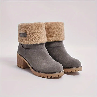 Lieke - Bottes d'hiver élégantes en laine