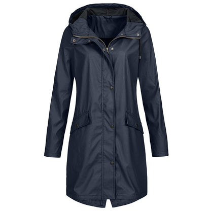 Manteau de pluie coupe-vent stylé pour femme - Rieka