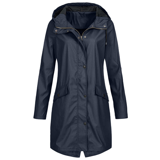 Manteau de pluie coupe-vent stylé pour femme - Rieka