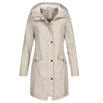 Manteau de pluie coupe-vent stylé pour femme - Rieka