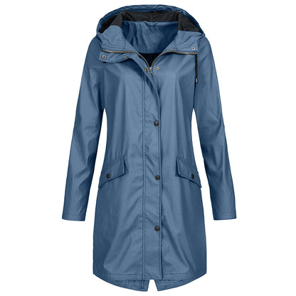 Manteau de pluie coupe-vent stylé pour femme - Rieka