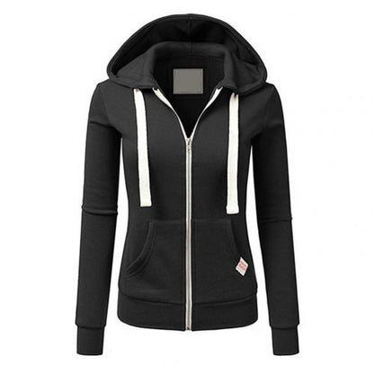 Wustina Hoodie | Hoodie zippé en laine pour femmes