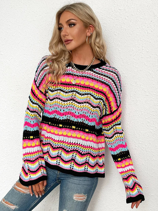 Pull au crochet pour femmes