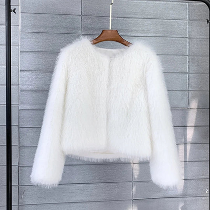 Harietta - Chic Fluffy Jacket for Women