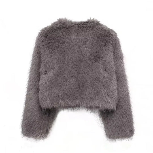 Harietta - Chic Fluffy Jacket for Women