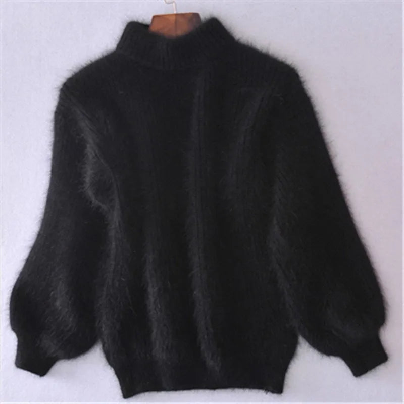 Paloma - Pull décontracté vintage en angora