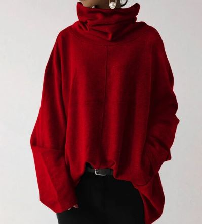 Rami Sweater | Turtleneck Oversized Hoodie