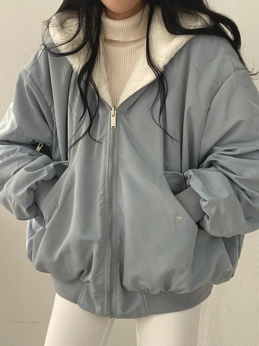 Yumi - manteau surdimensionné de luxe pour l'hiver