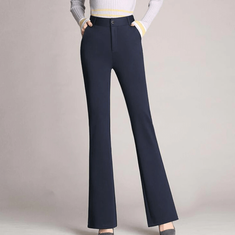 Aline - Pantalon évasé slim