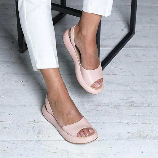 Kalynn Shoes | Chaussures à bout ouvert avec dos élastique