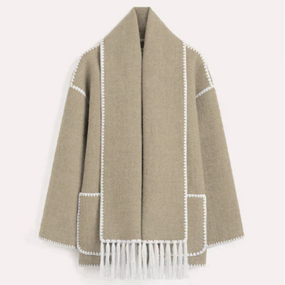 Ysa - Manteau d'hiver chic avec cordon de serrage