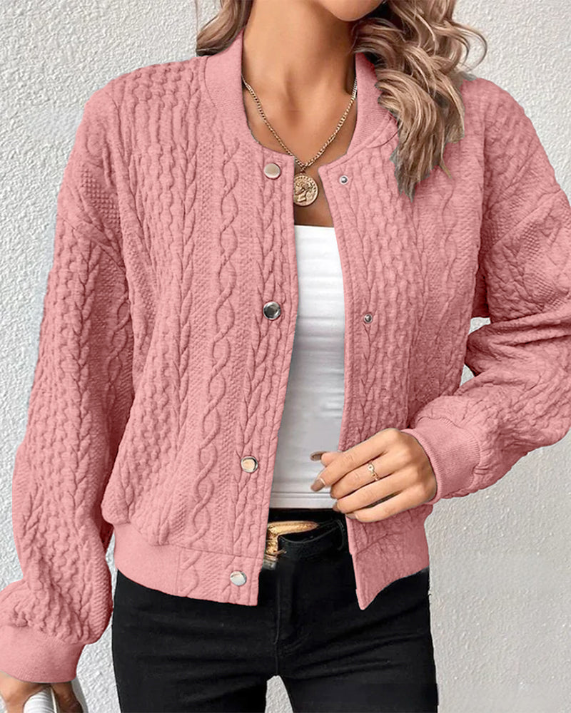 Xanthe - Cardigan chic en tissu texturé