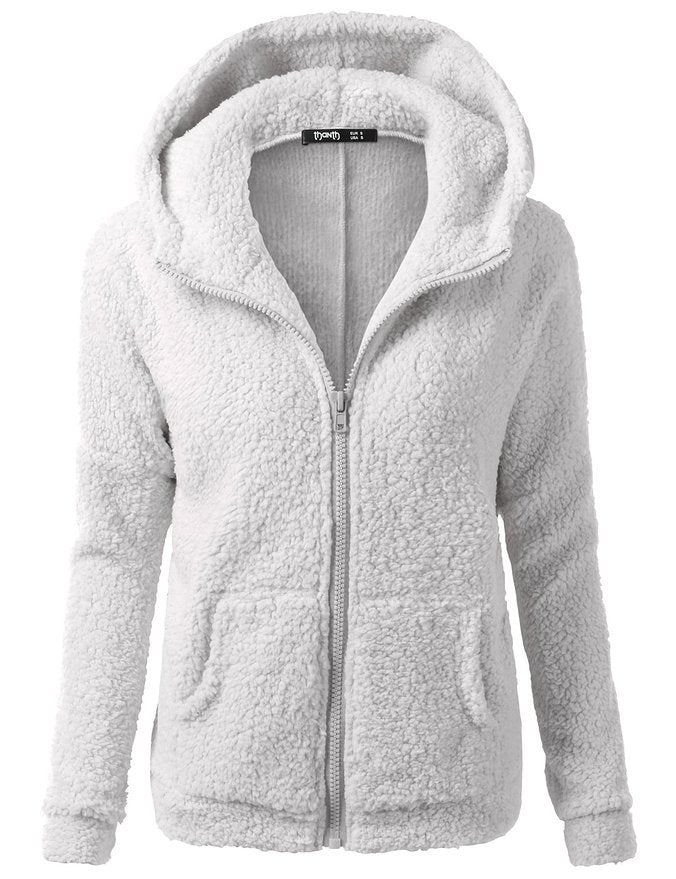 Chloe - Soft Fleece Cardigan - Chaud et polyvalent