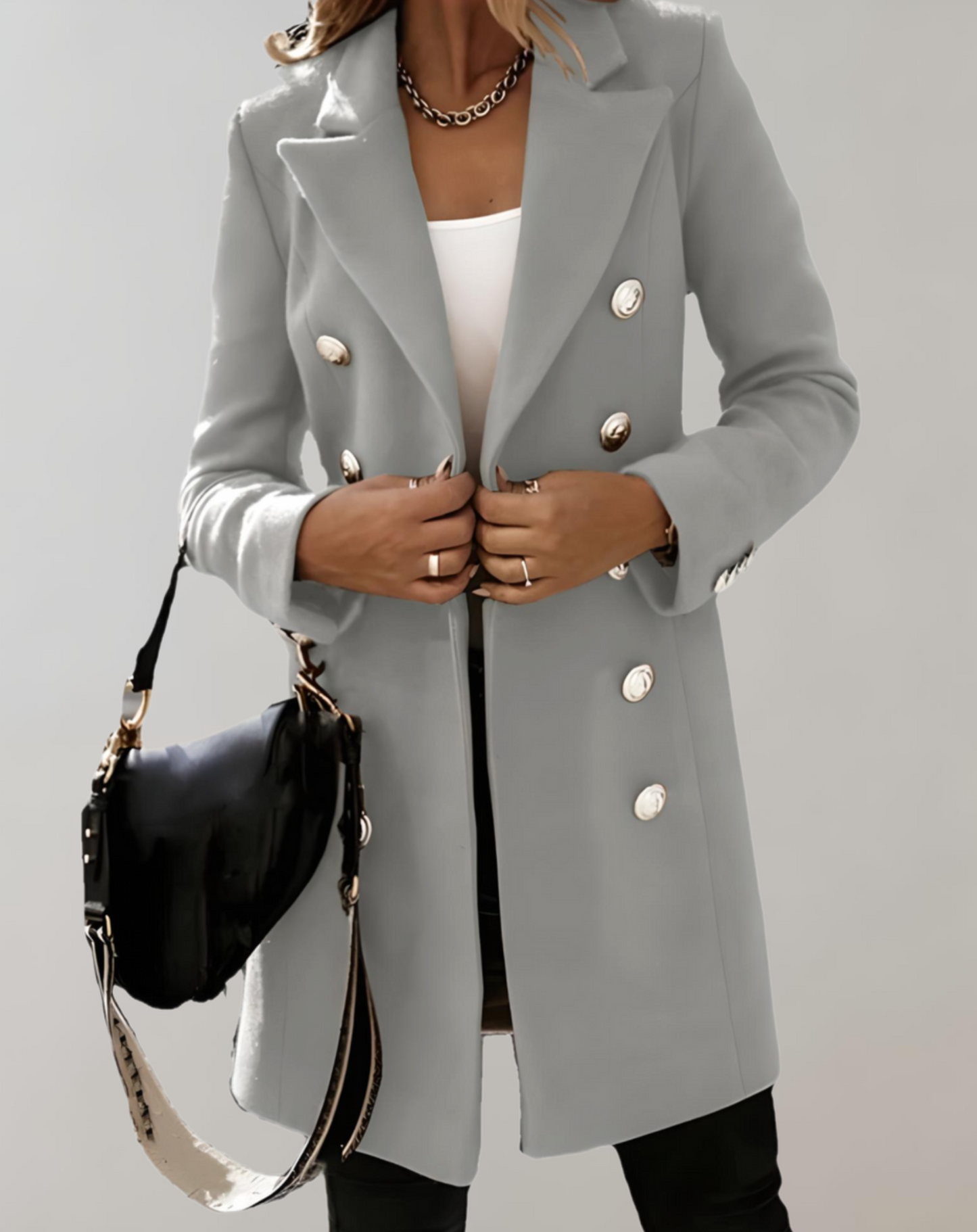 Brigitte - Blazer oversize avec boutons