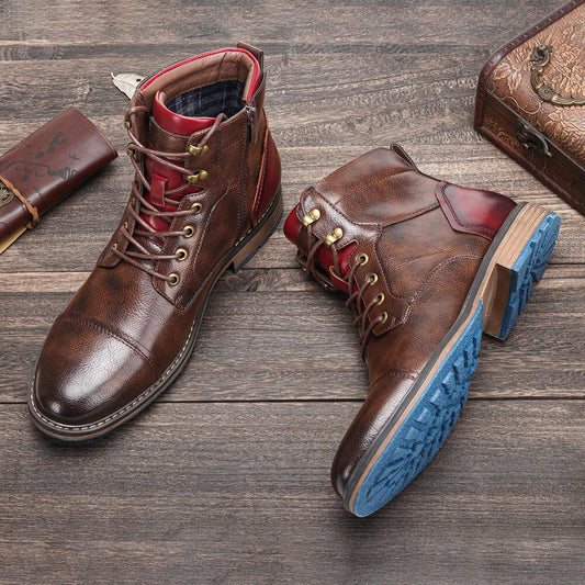 Zenlora™ | Bottes Oxford Élégantes Artisanales