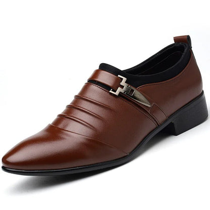 Yelmer Shoes | Chaussures à boucles en cuir pour hommes