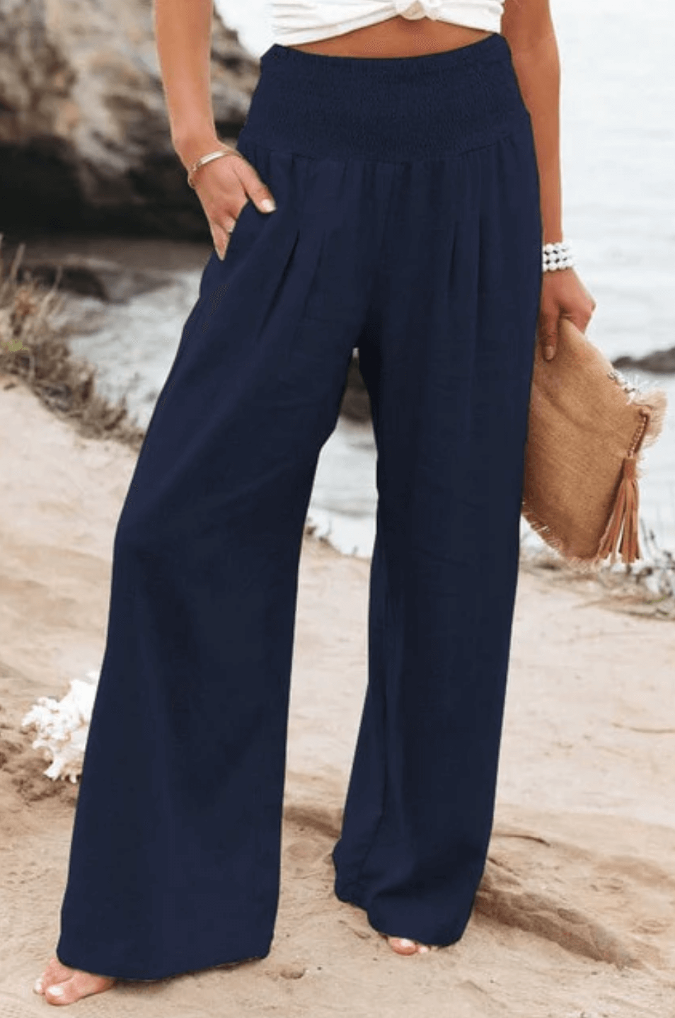 Clara - Élégante et Confortable Pantalon Palazzo pour Femmes