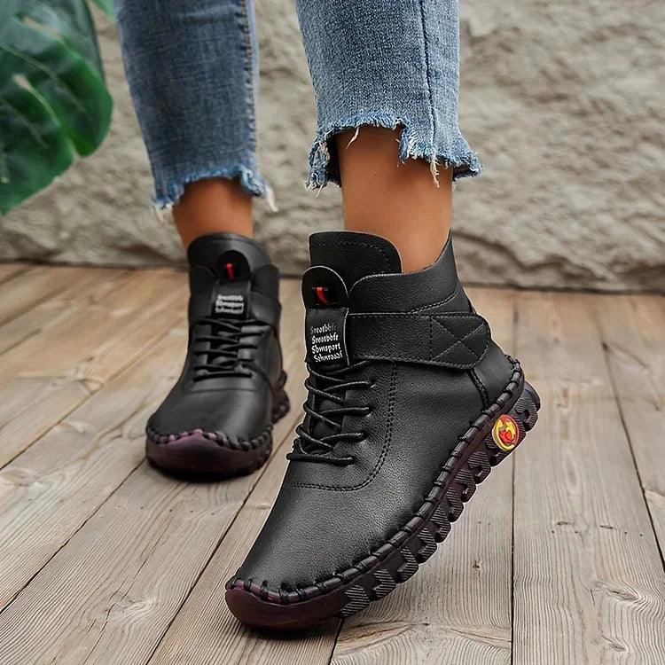 Nida Boots | Chaussures à lacets élégantes avec fermeture velcro