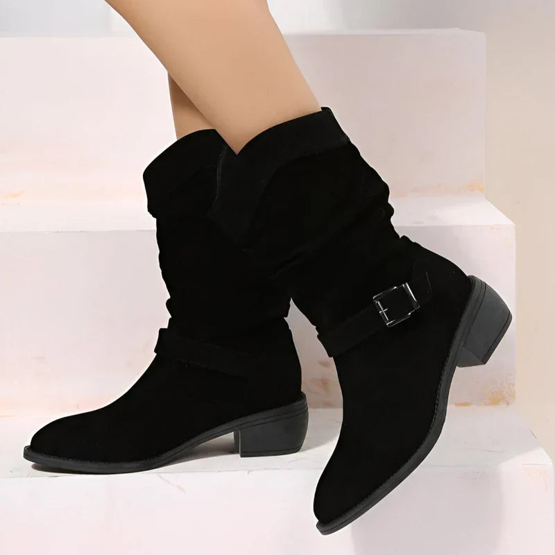 Amy - Bottes en velours