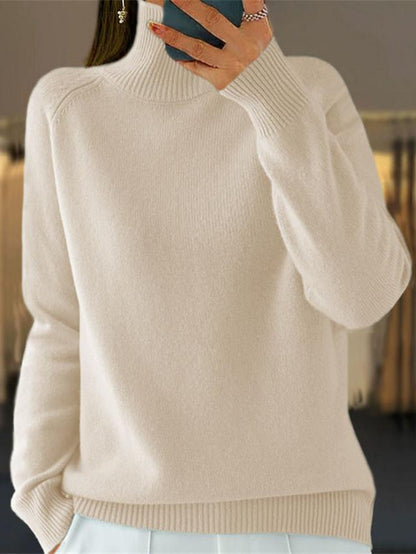 Zandria Sweater | Pull décontracté à col roulé