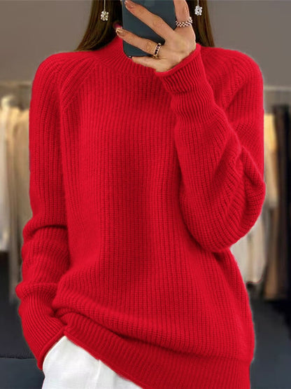 Zaley Sweater | Pull décontracté à col roulé en tricot