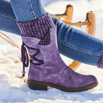 Snow boots -des chaussures extrêmement confortables et chaudes avec des semelles orthopédiques