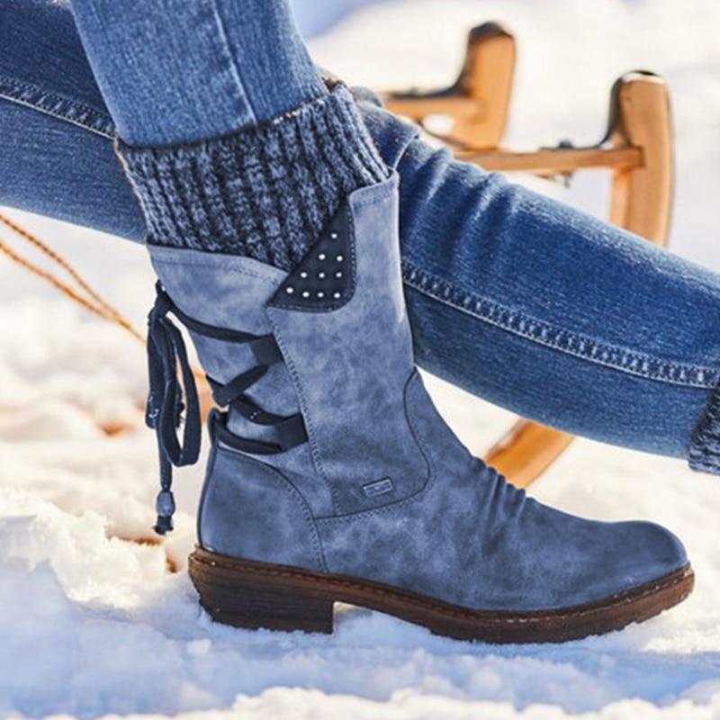 Snow boots -des chaussures extrêmement confortables et chaudes avec des semelles orthopédiques