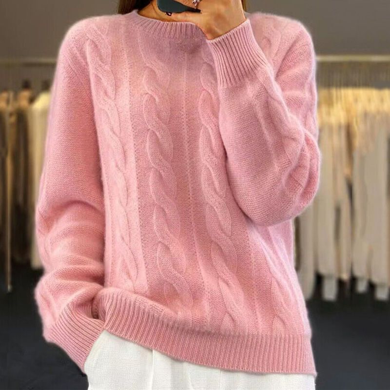 Pull chaud en tricot pour femmes