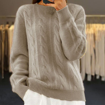 Pull chaud en tricot pour femmes