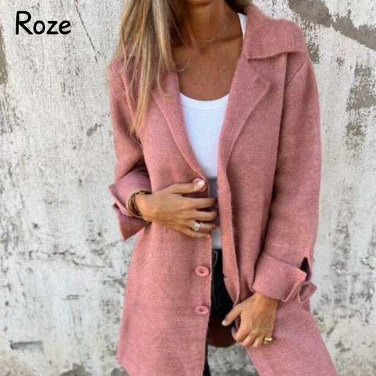 Lotteyla - Manteau long chic pour femmes