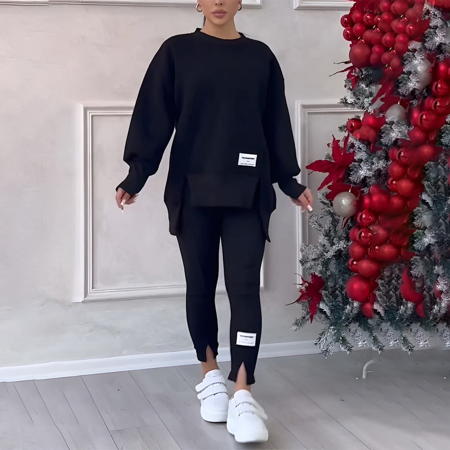 Coco-Mode | Ensemble sweat-shirt et leggings confortable pour femmes