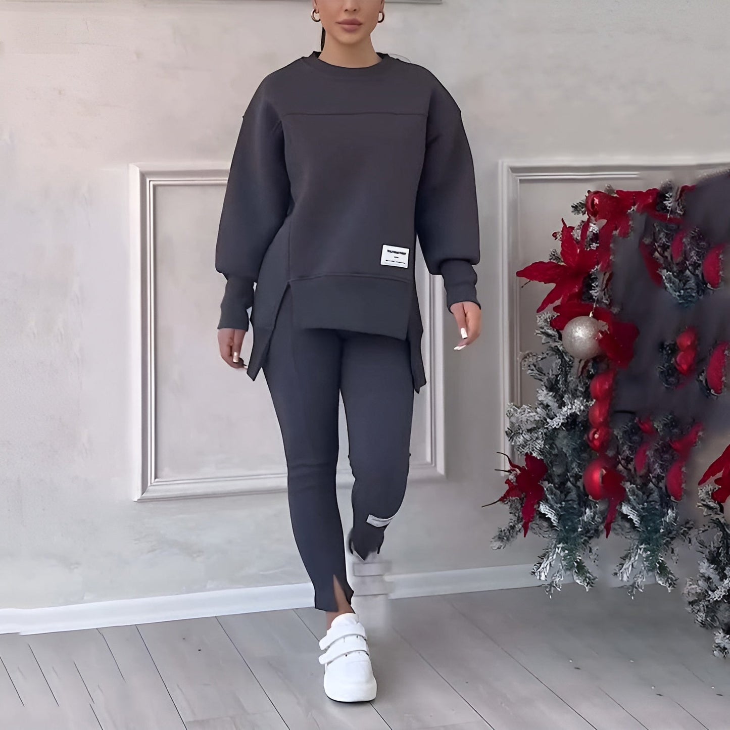 Coco-Mode | Ensemble sweat-shirt et leggings confortable pour femmes