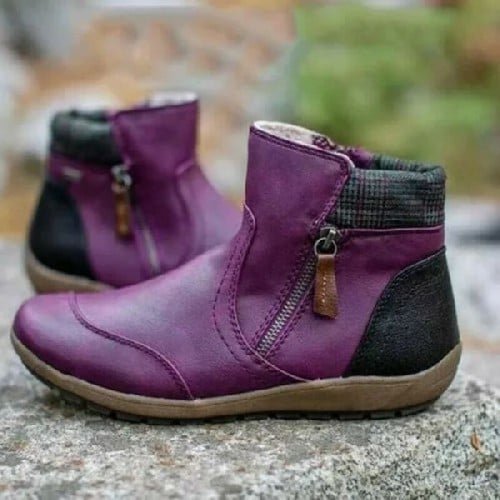 Hermina - Bottes classiques à fermeture éclair pour femmes