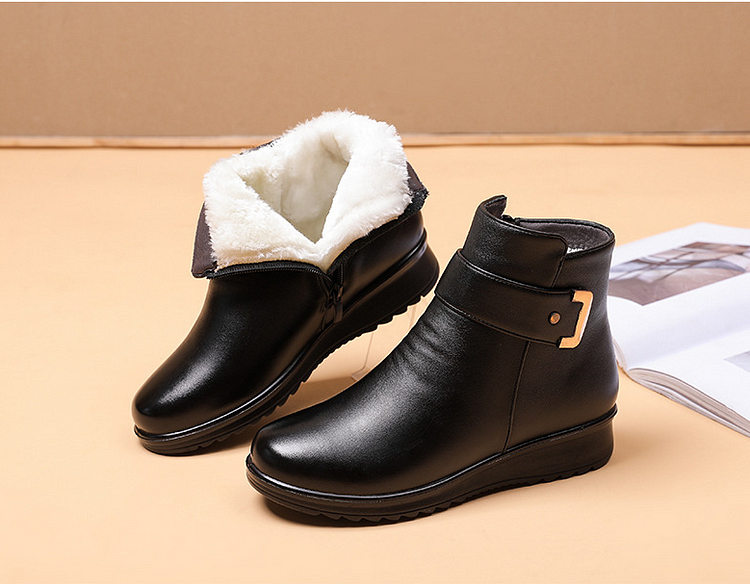 Jairie - Bottes classiques en peluche pour femmes