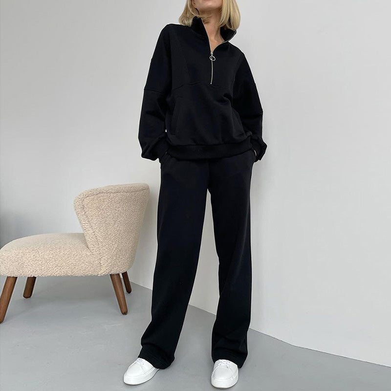 Hally - Ensemble confortable Hal-Zip pour femmes