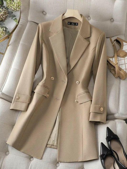 Trench-coat mi-long