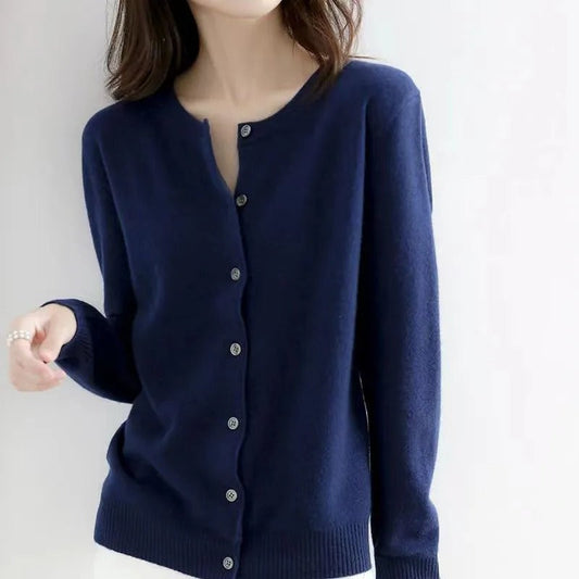 Martha- Cardigan simple boutonnage pour femme