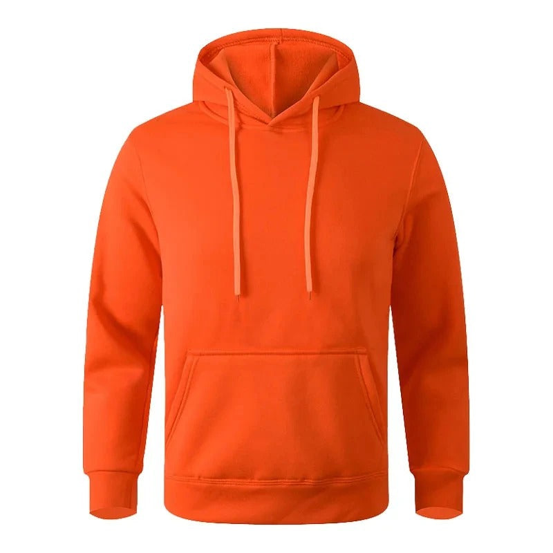 Leo - Sweat à capuche classique orange